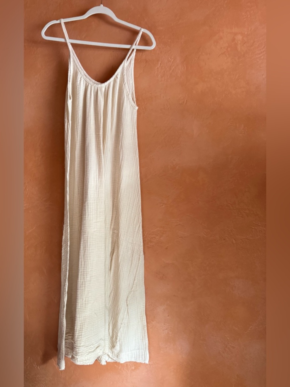 9seed Tulum Maxi Dress One Size Gauze Low Back Resort Beach Boho